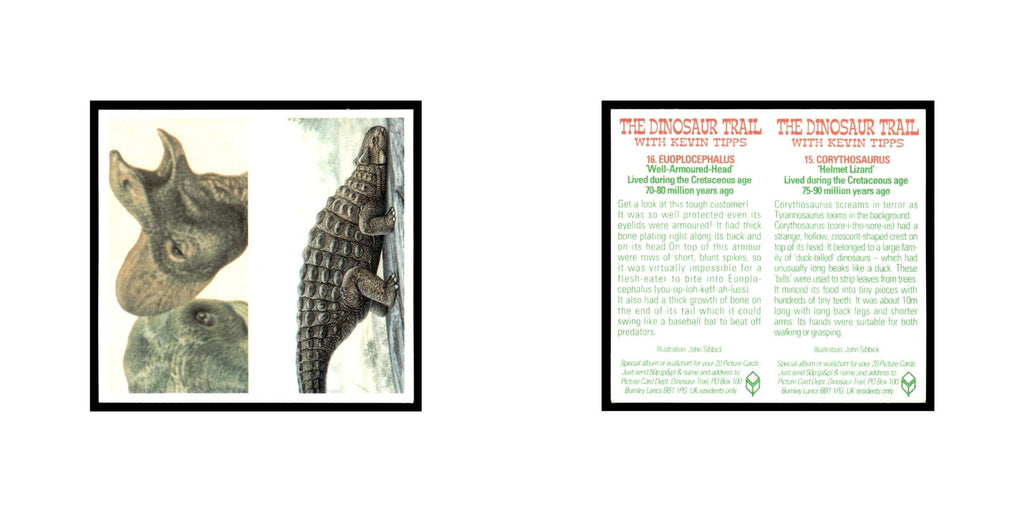 Corythosaurus Euoplocephalus 1993 #15/16 NM