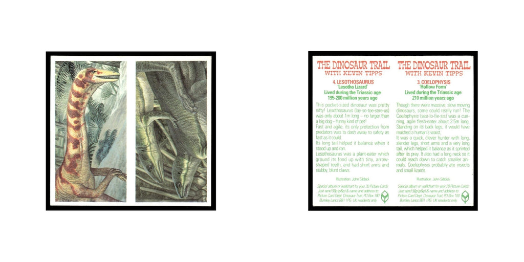 Coelophysis Lesothosaurus 1993 #3/4 NM