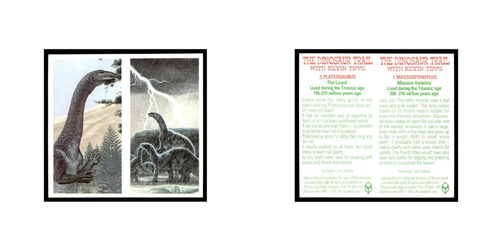 Massospondylus Plateosaurus 1993 #1/2 NM