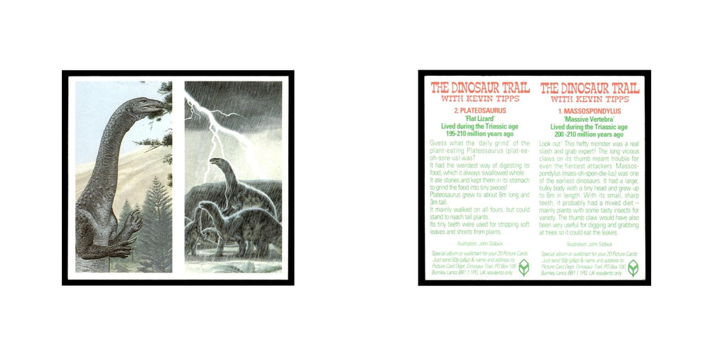 Massospondylus Plateosaurus 1993 #1/2 NM