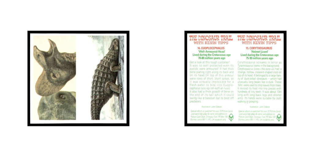 Corythosaurus Euoplocephalus 1993 #15/16 NM