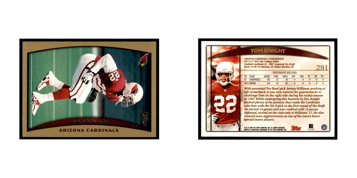 Tom Knight 1998 Topps #291 Football Cards Football Card NM