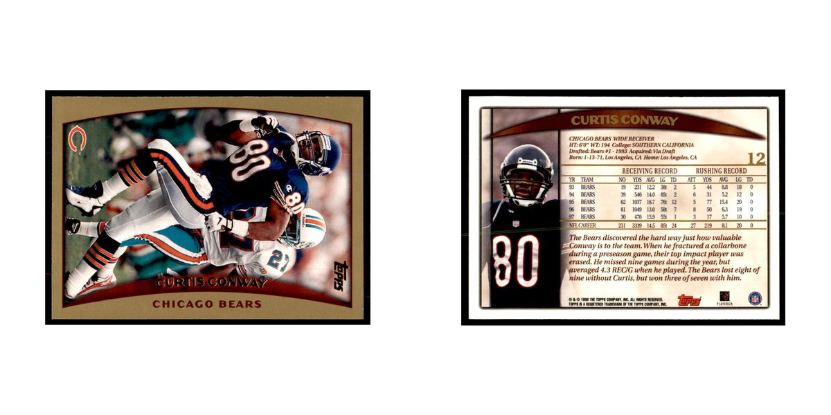Curtis Conway 1998 Topps #12 Football Cards Football Card NM