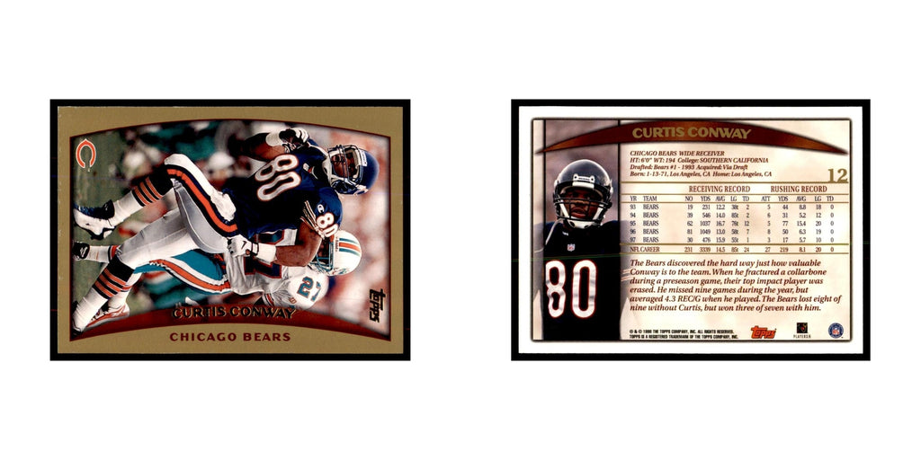 Curtis Conway 1998 Topps #12 Football Cards Football Card NM