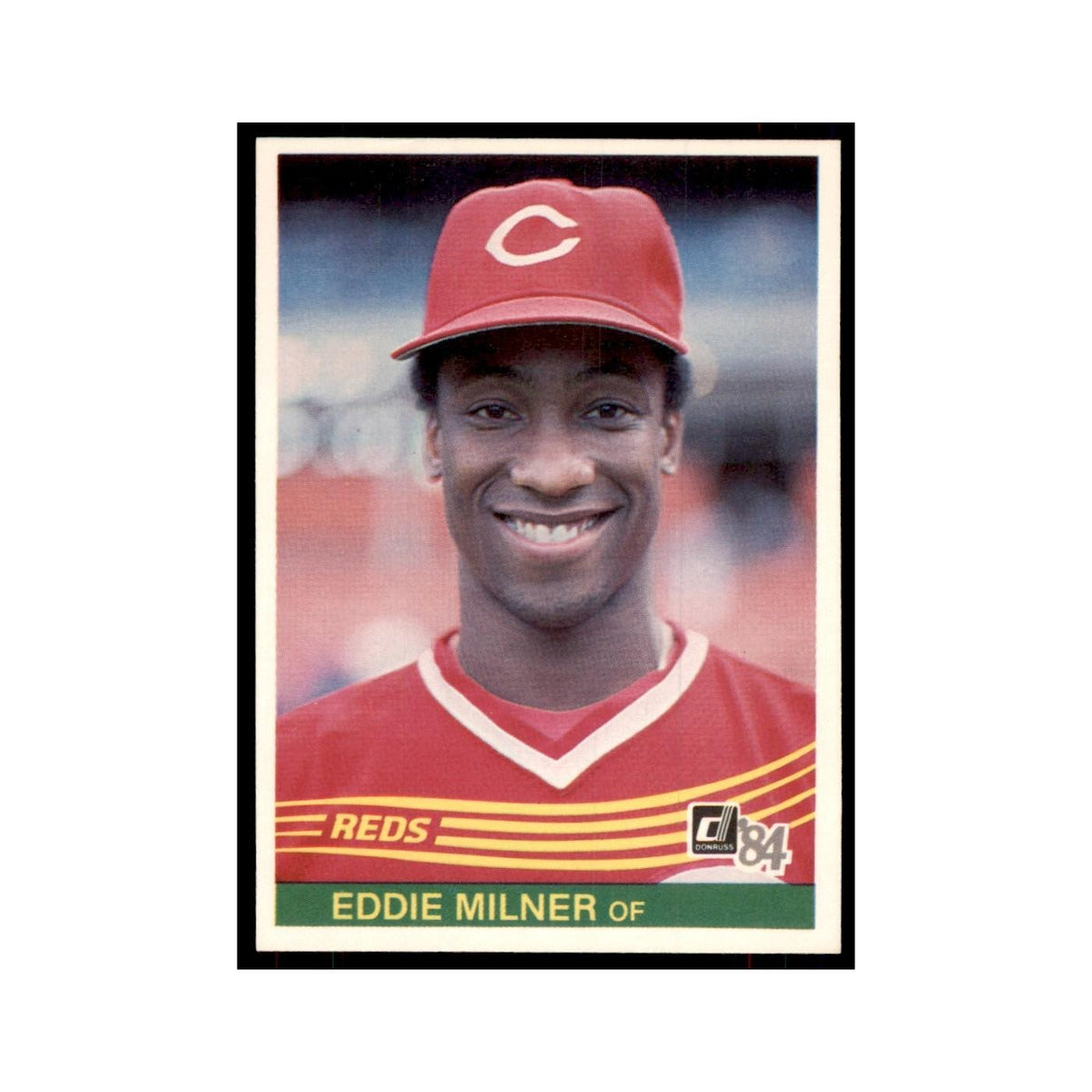 Eddie Milner 1984 Donruss #365 Cincinnati Reds Baseball Card NM