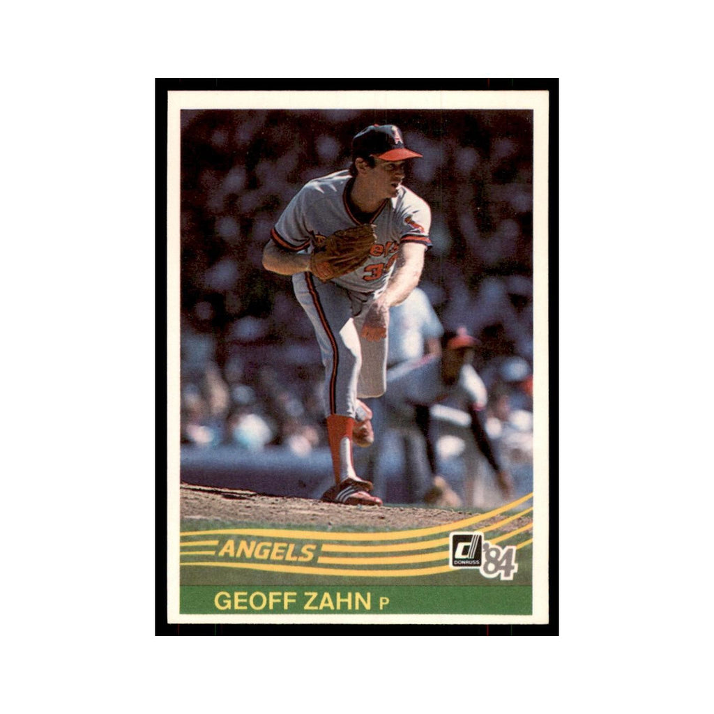 Geoff Zahn 1984 Donruss #402 California Angels Baseball Card NM