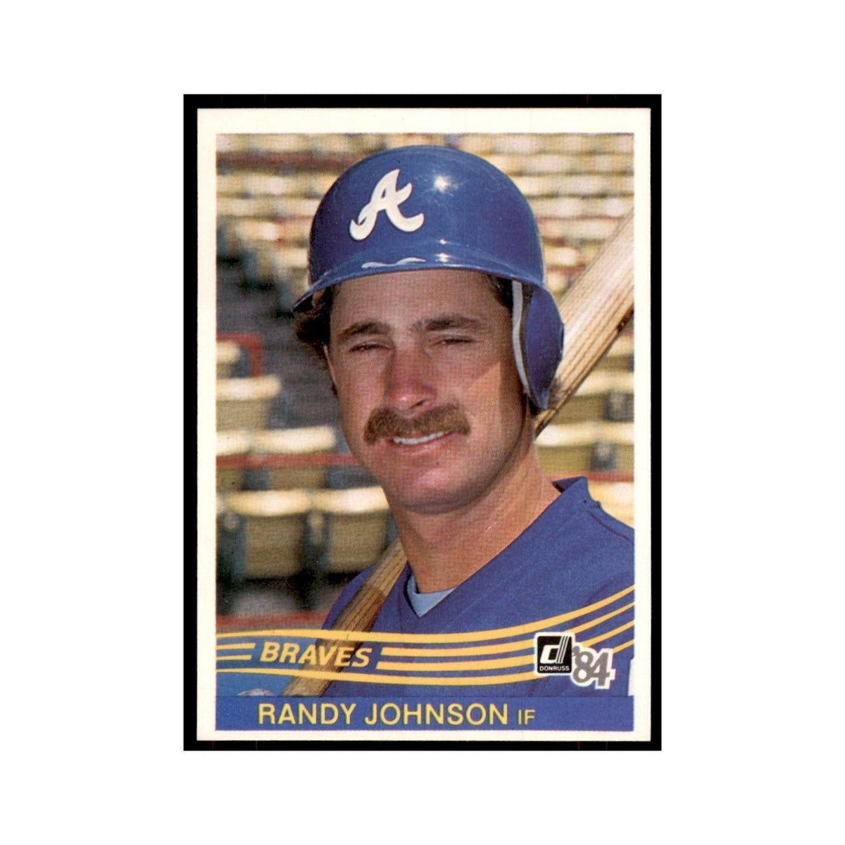 Randy Johnson 1984 Donruss #321 Atlanta Braves Baseball Card NM