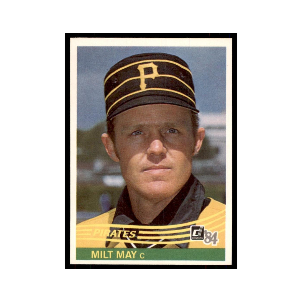 Milt May 1984 Donruss #386 Pittsburgh Pirates Baseball Card NM