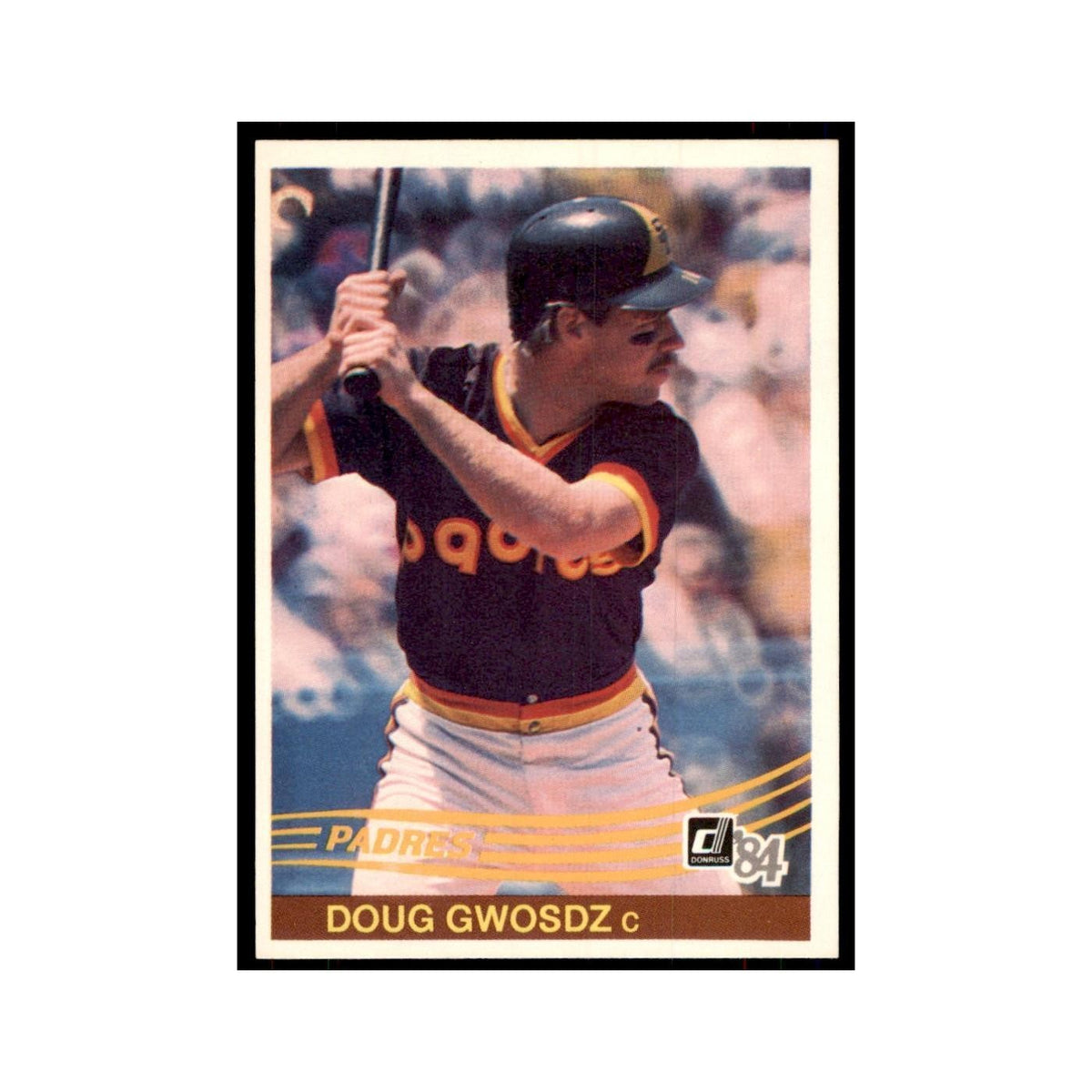 Doug Gwosdz 1984 Donruss #383 San Diego Padres Baseball Card NM