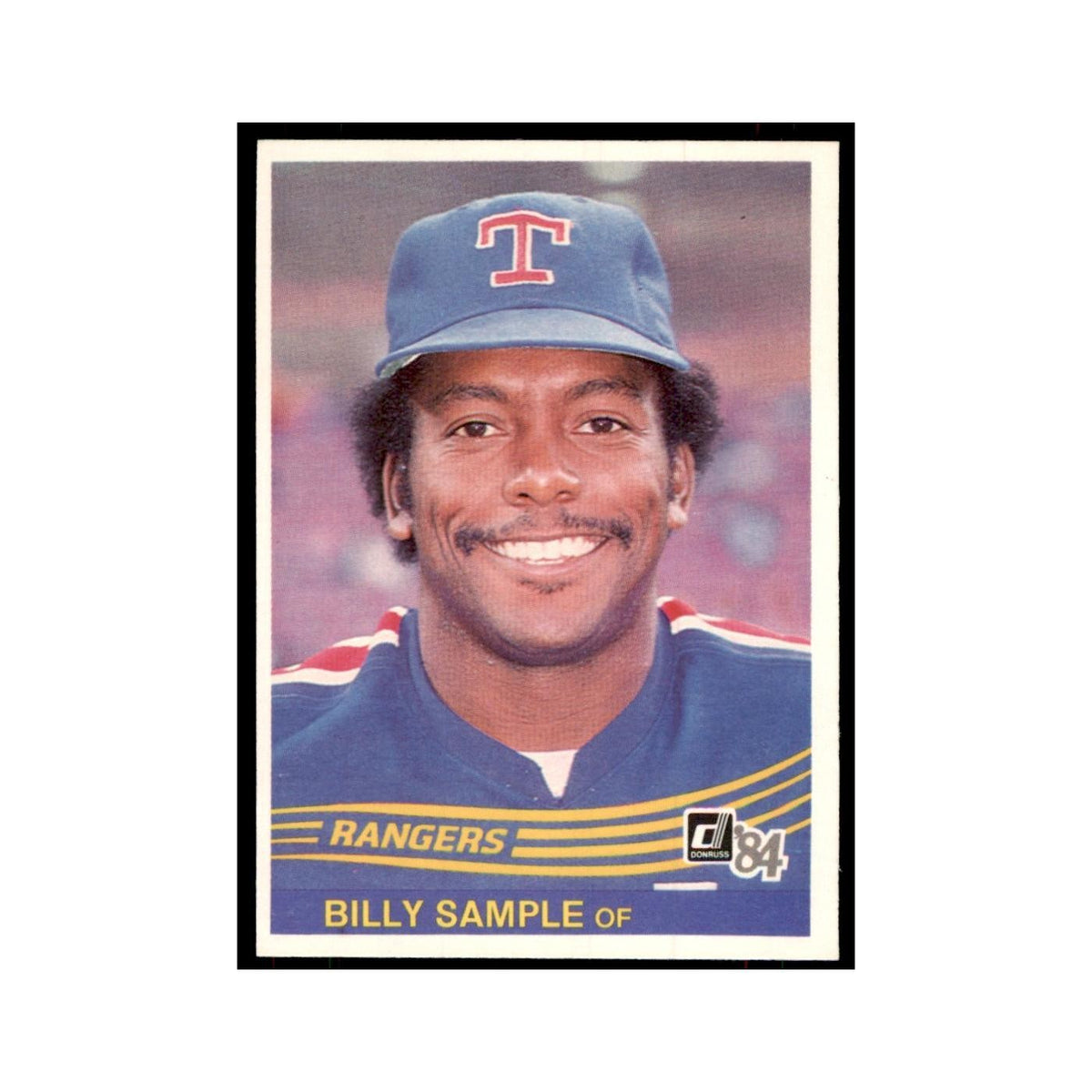 Billy Sample 1984 Donruss #403 Texas Rangers Baseball Card NM