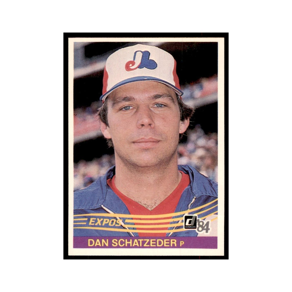 Dan Schatzeder 1984 Donruss #132 Montreal Expos Baseball Card NM