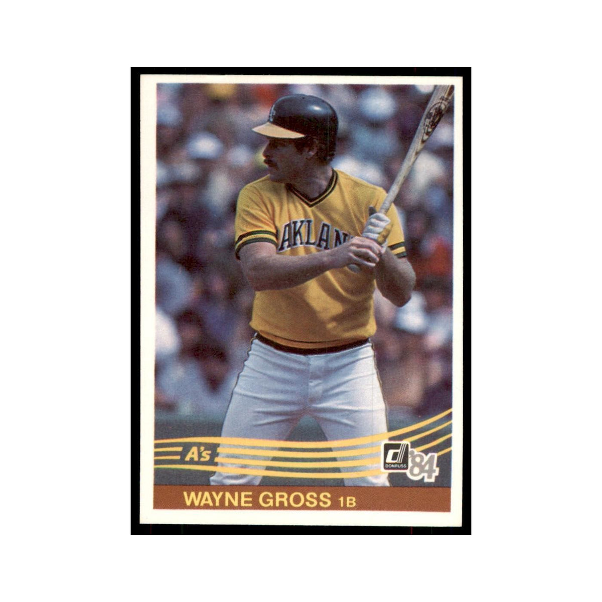 Wayne Gross 1984 Donruss #375 Oakland Athletics Baseball Card NM