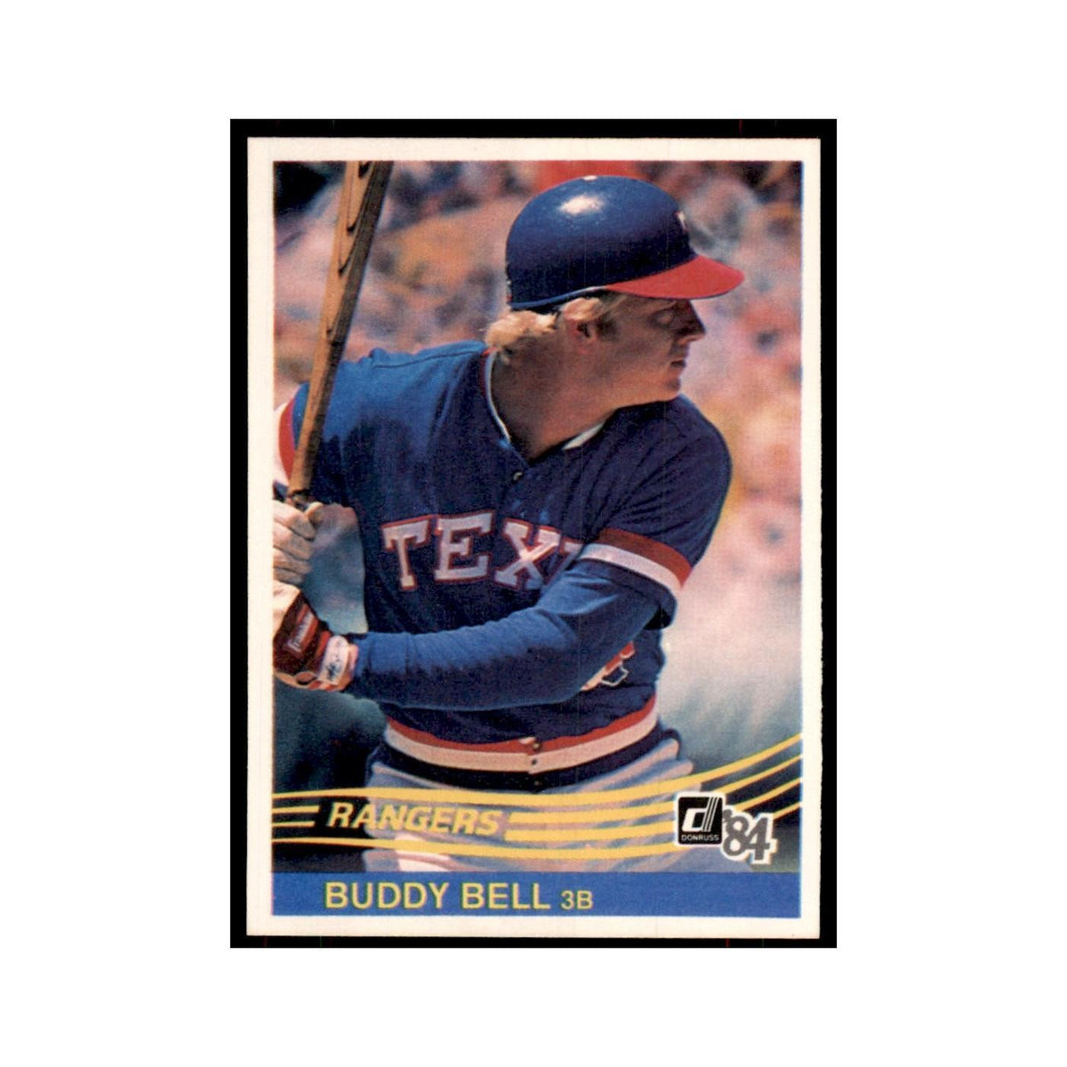 Buddy Bell 1984 Donruss #56 Texas Rangers Baseball Card NM