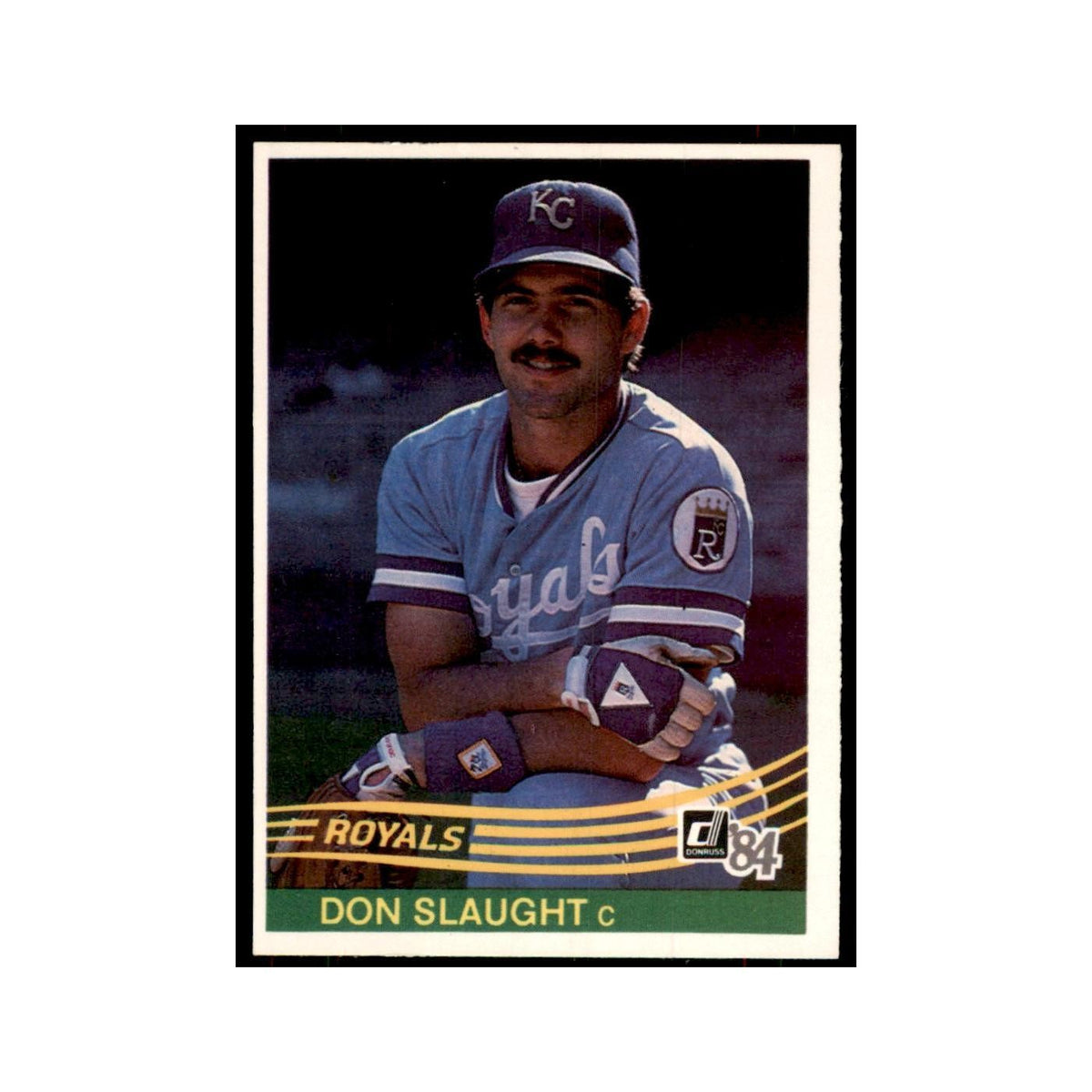 Don Slaught 1984 Donruss #419 Kansas City Royals Baseball Card NM