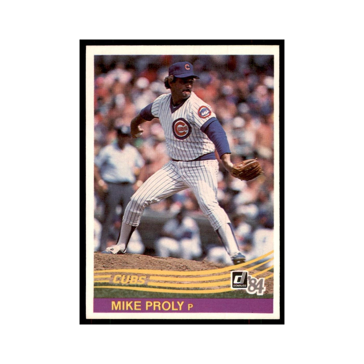 Mike Proly 1984 Donruss #320 Chicago Cubs Baseball Card NM