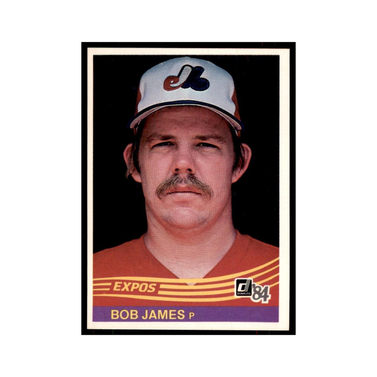 Bob James Rookie 1984 Donruss #87 Montreal Expos Baseball Card NM
