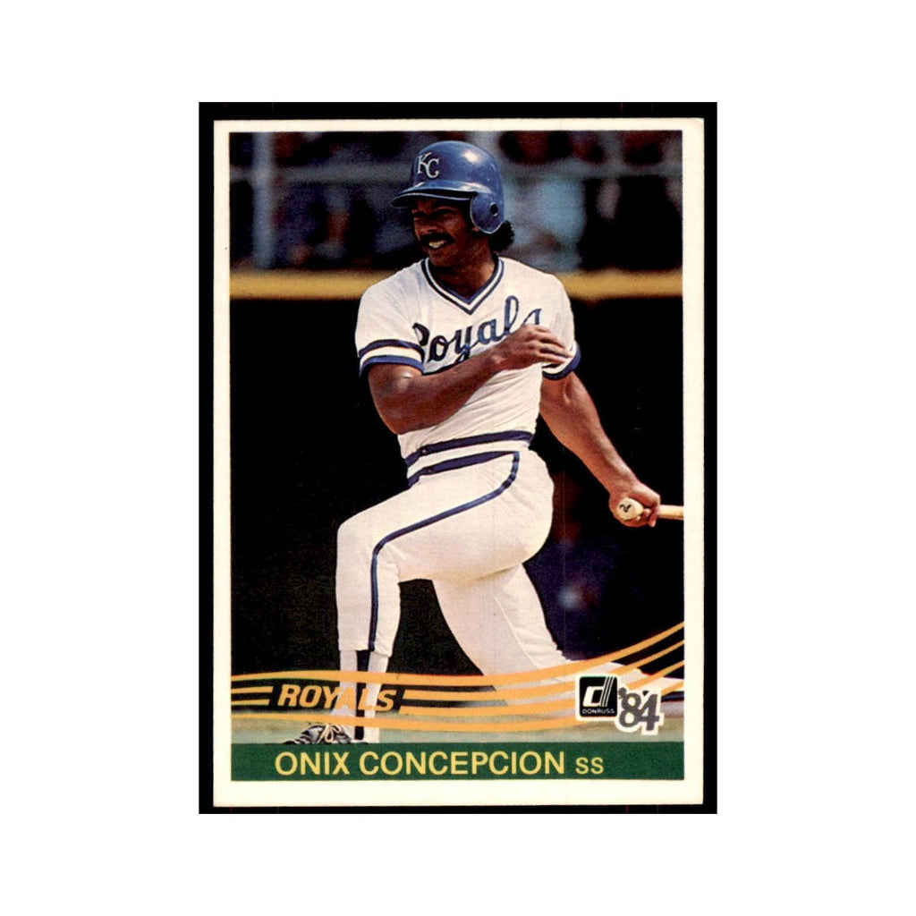 Onix Concepcion 1984 Donruss #95 Kansas City Royals Baseball Card NM