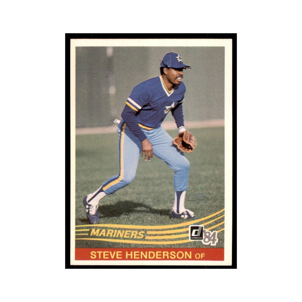 Steve Henderson 1984 Donruss #389 Seattle Mariners Baseball Card NM