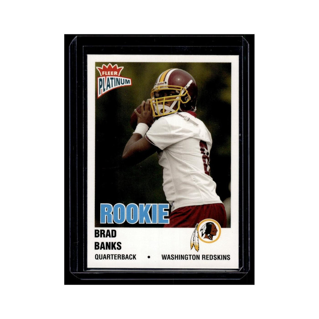 Brad Banks Rookie 2003 Fleer Platinum #228 Washington Redskins Football Card NM