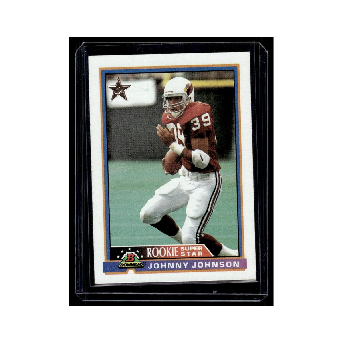 Johnny Johnson 1991 Bowman #8 Phoenix Cardinals Football Card NM