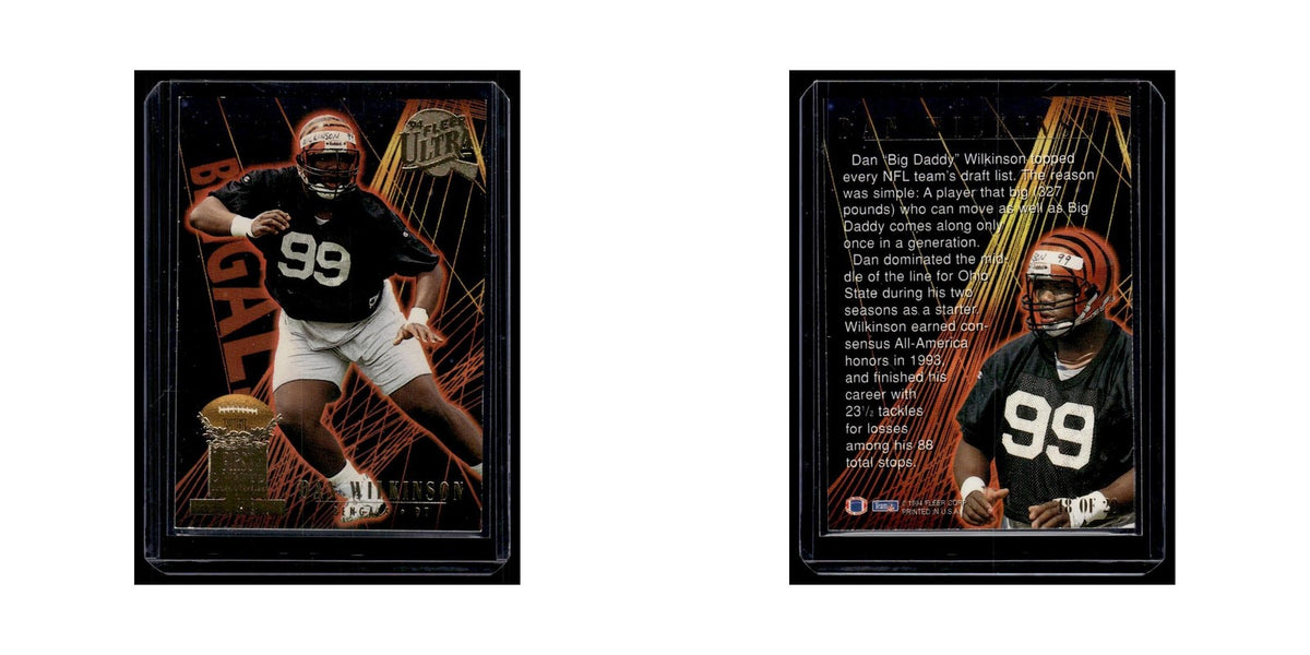 Dan Wilkinson 1994 Fleer Ultra #18 Cincinnati Bengals Football Card NM