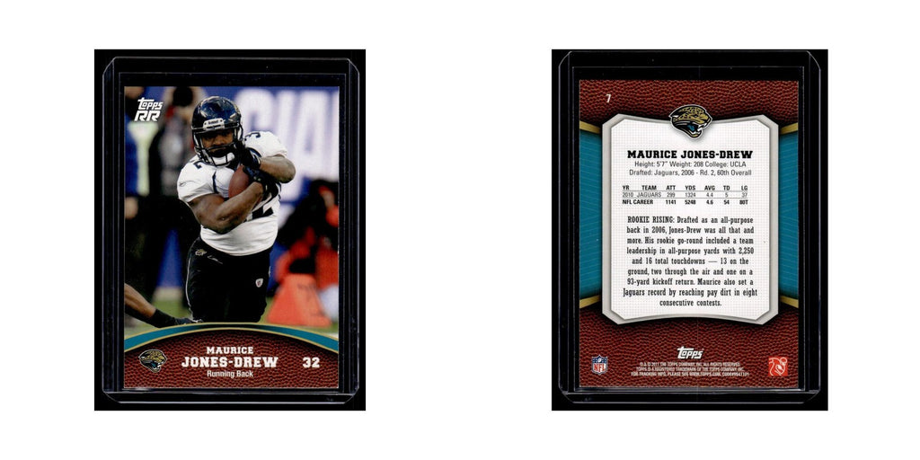 Maurice Jones-Drew 2011 Topps Rising Rookies #7 Jacksonville Jaguars NM