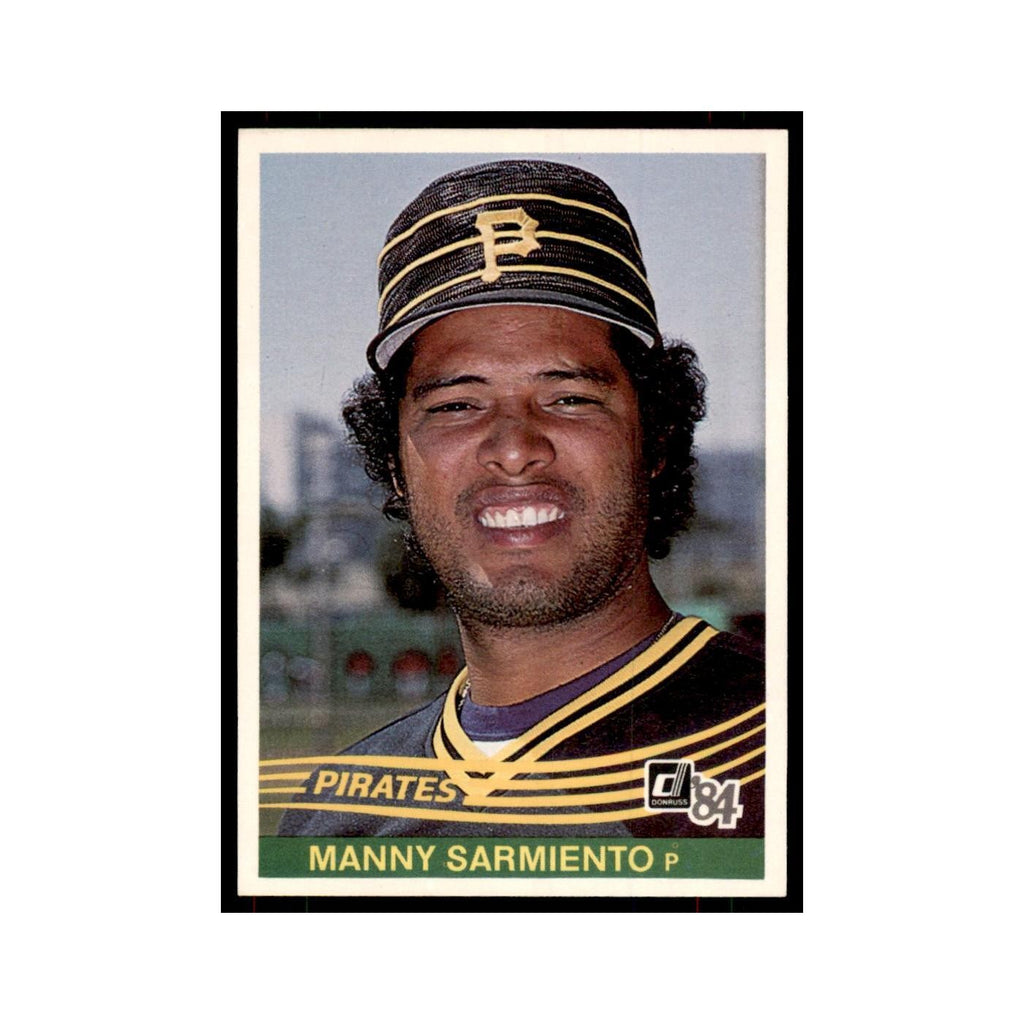 Manny Sarmiento 1984 Donruss #200 Pittsburgh Pirates Baseball Card NM