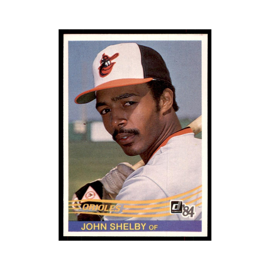 John Shelby Rookie 1984 Donruss #291 Baltimore Orioles Baseball Card NM