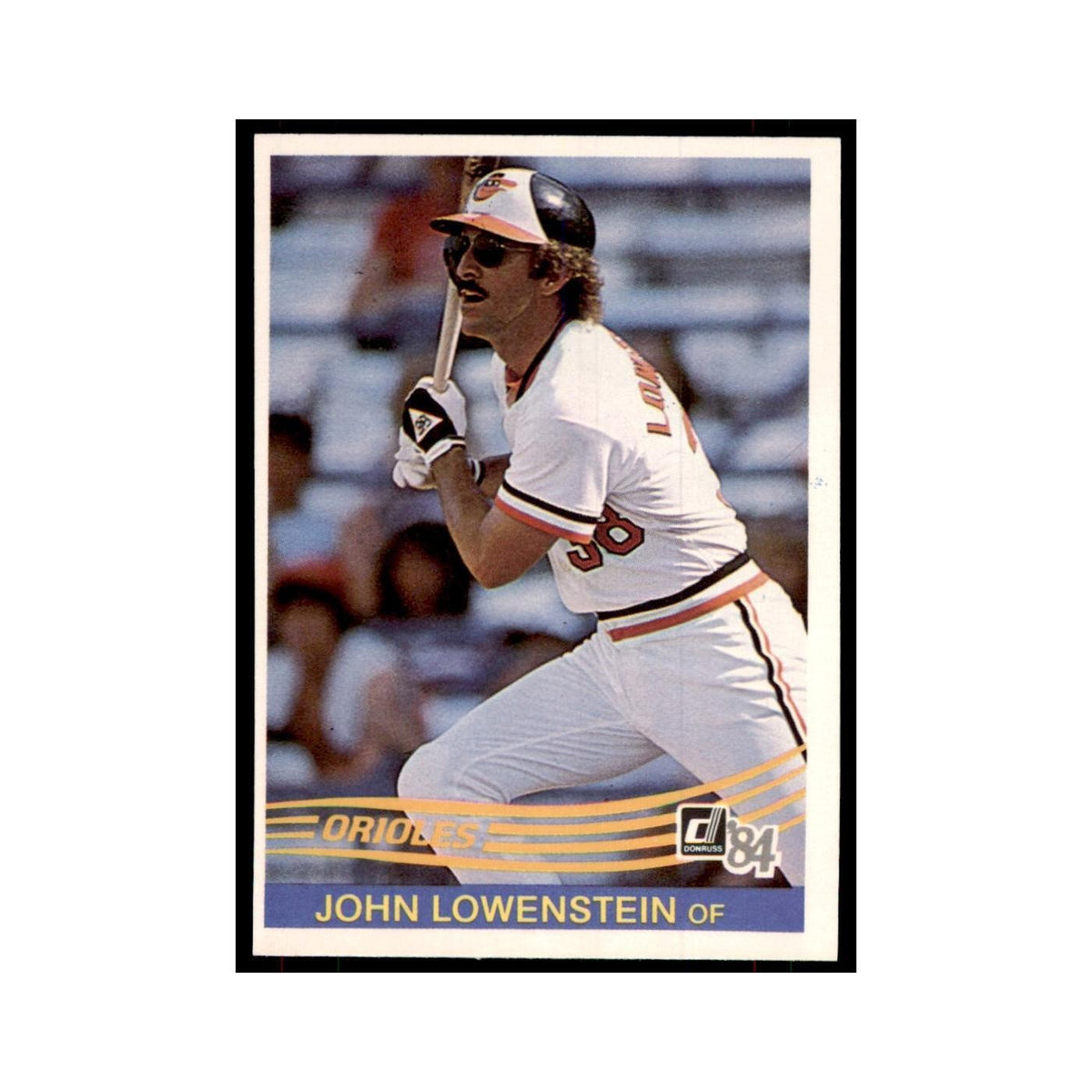 John Lowenstein 1984 Donruss #228 Baltimore Orioles Baseball Card NM