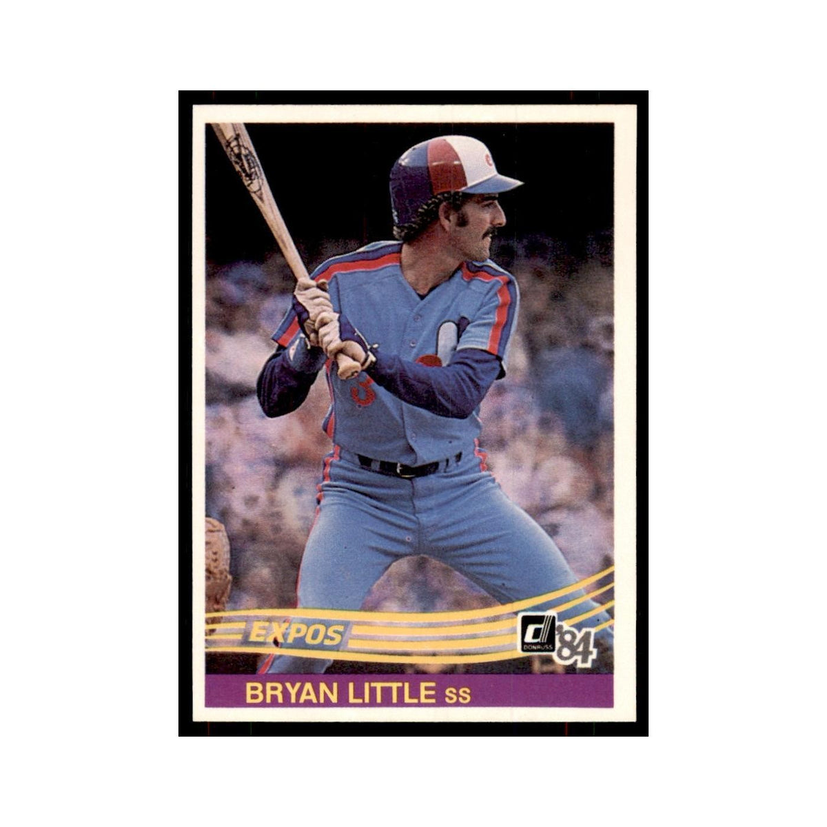 Bryan Little Rookie 1984 Donruss #157 Montreal Expos Baseball Card NM