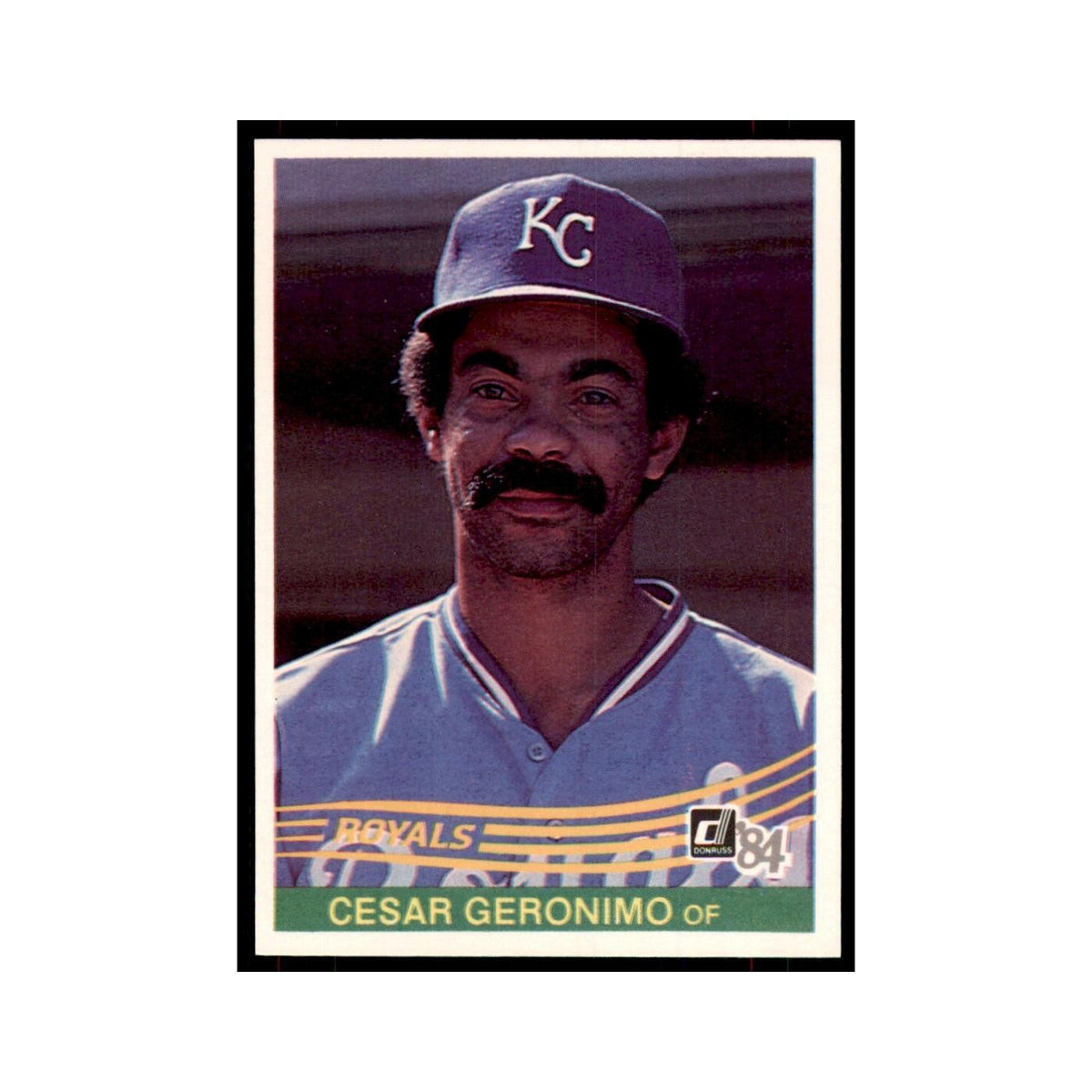 Cesar Geronimo 1984 Donruss #252 Kansas City Royals Baseball Card NM