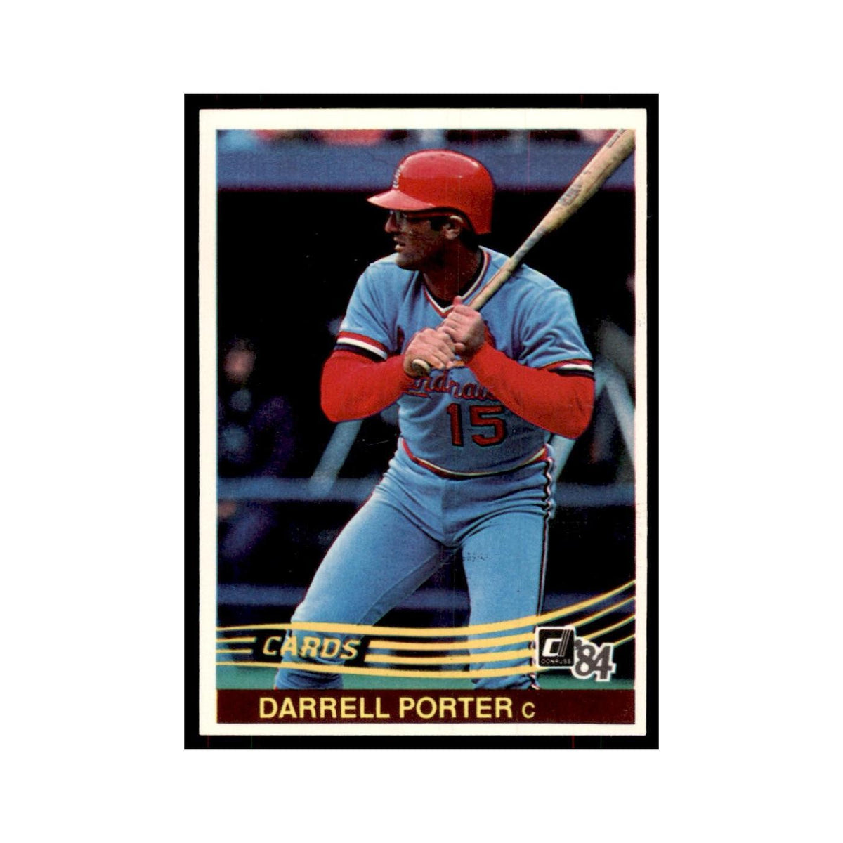 Darrell Porter 1984 Donruss #303 St. Louis Cardinals Baseball Card NM