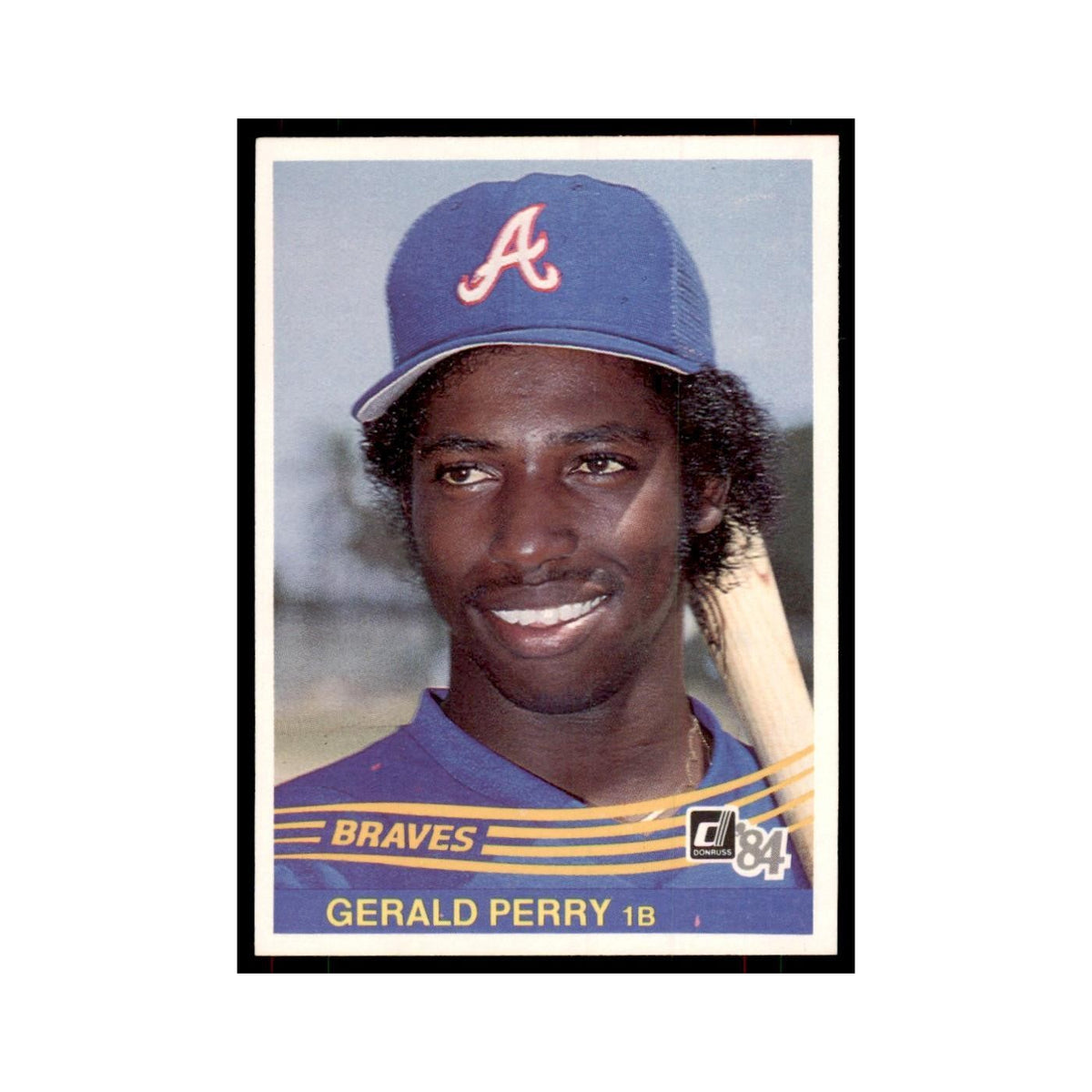 Gerald Perry Rookie 1984 Donruss #263 Atlanta Braves Baseball Card NM