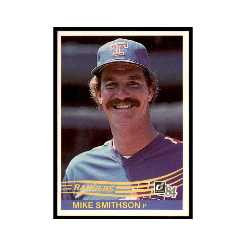 Mike Smithson Rookie 1984 Donruss #221 Texas Rangers Baseball Card NM