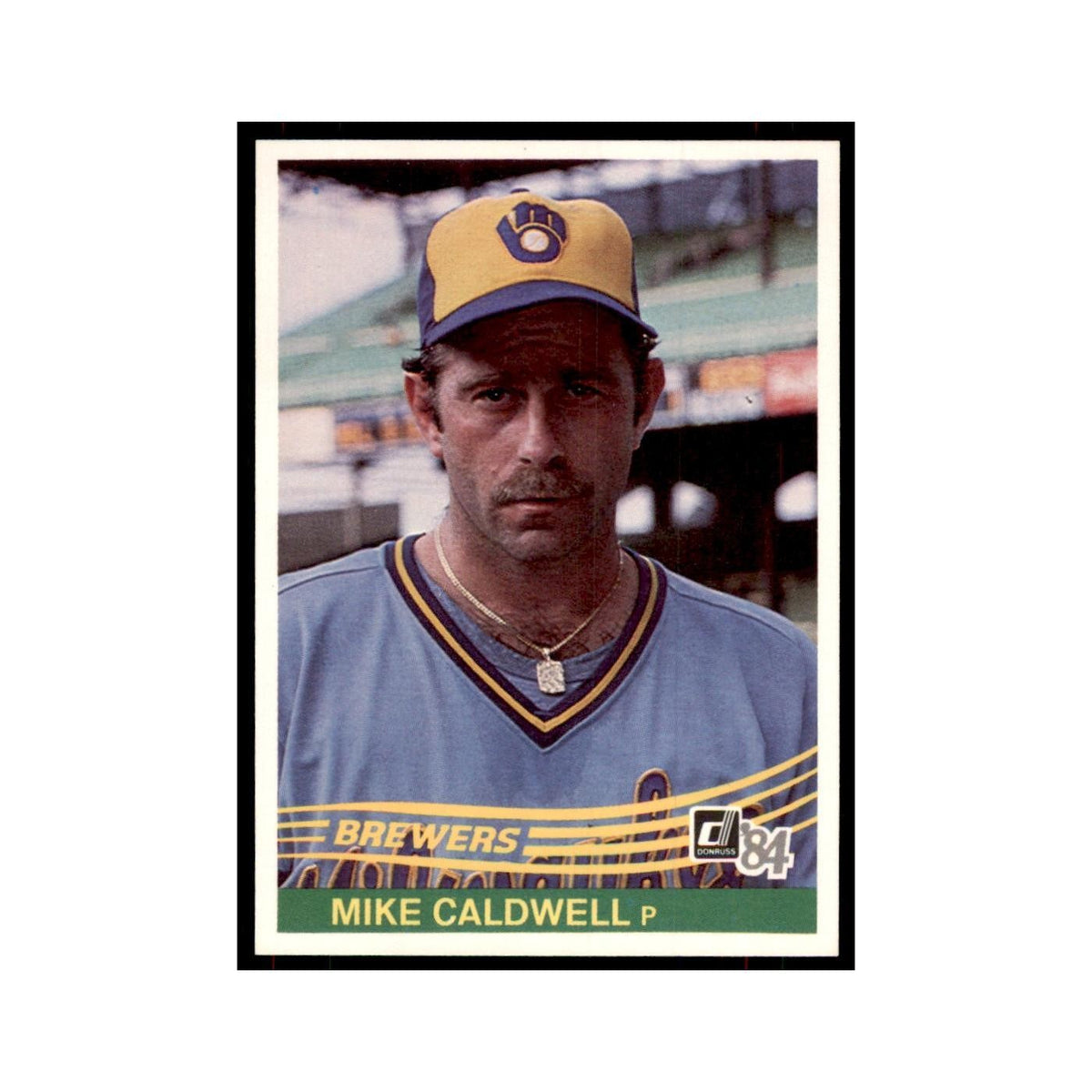 Mike Caldwell 1984 Donruss #237 Milwaukee Brewers Baseball Card NM