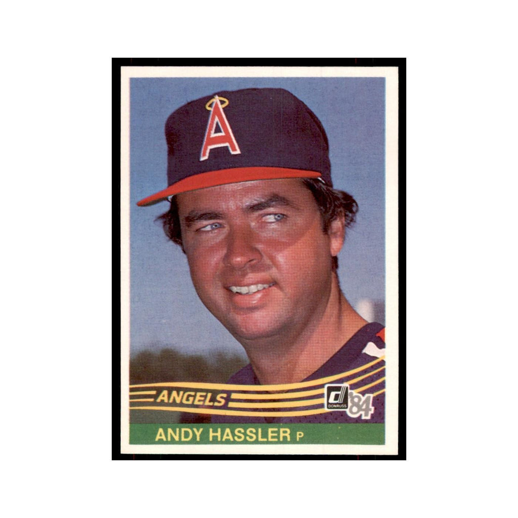 Andy Hassler 1984 Donruss #255 California Angels Baseball Card NM