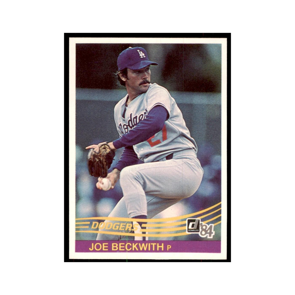 Joe Beckwith 1984 Donruss #337 Los Angeles Dodgers Baseball Card NM
