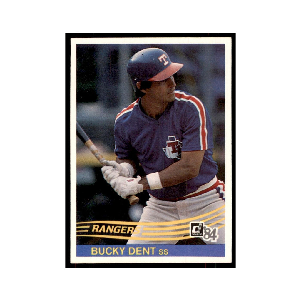 Bucky Dent 1984 Donruss #300 Texas Rangers Baseball Card NM