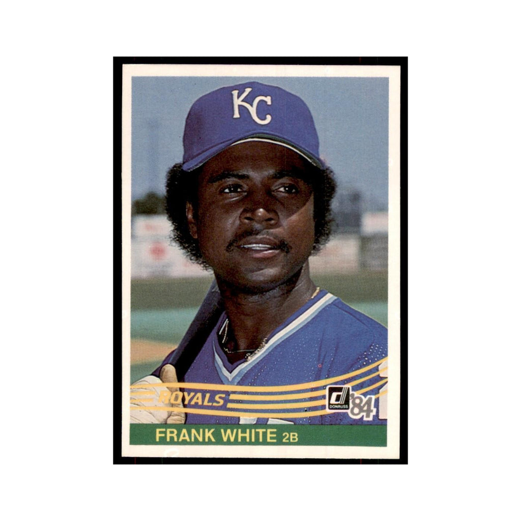 Frank White 1984 Donruss #222 Kansas City Royals Baseball Card NM