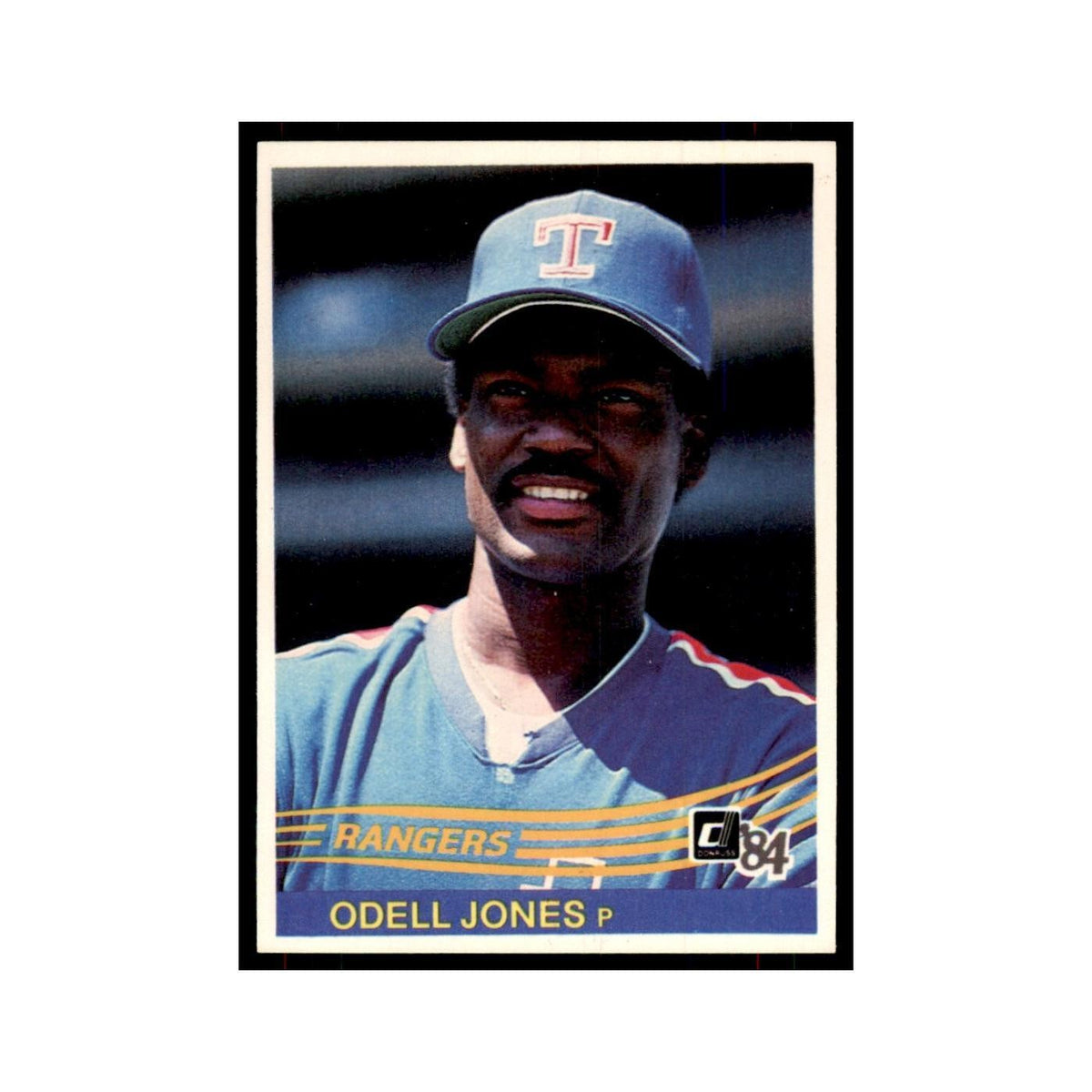 Odell Jones 1984 Donruss #256 Texas Rangers Baseball Card NM