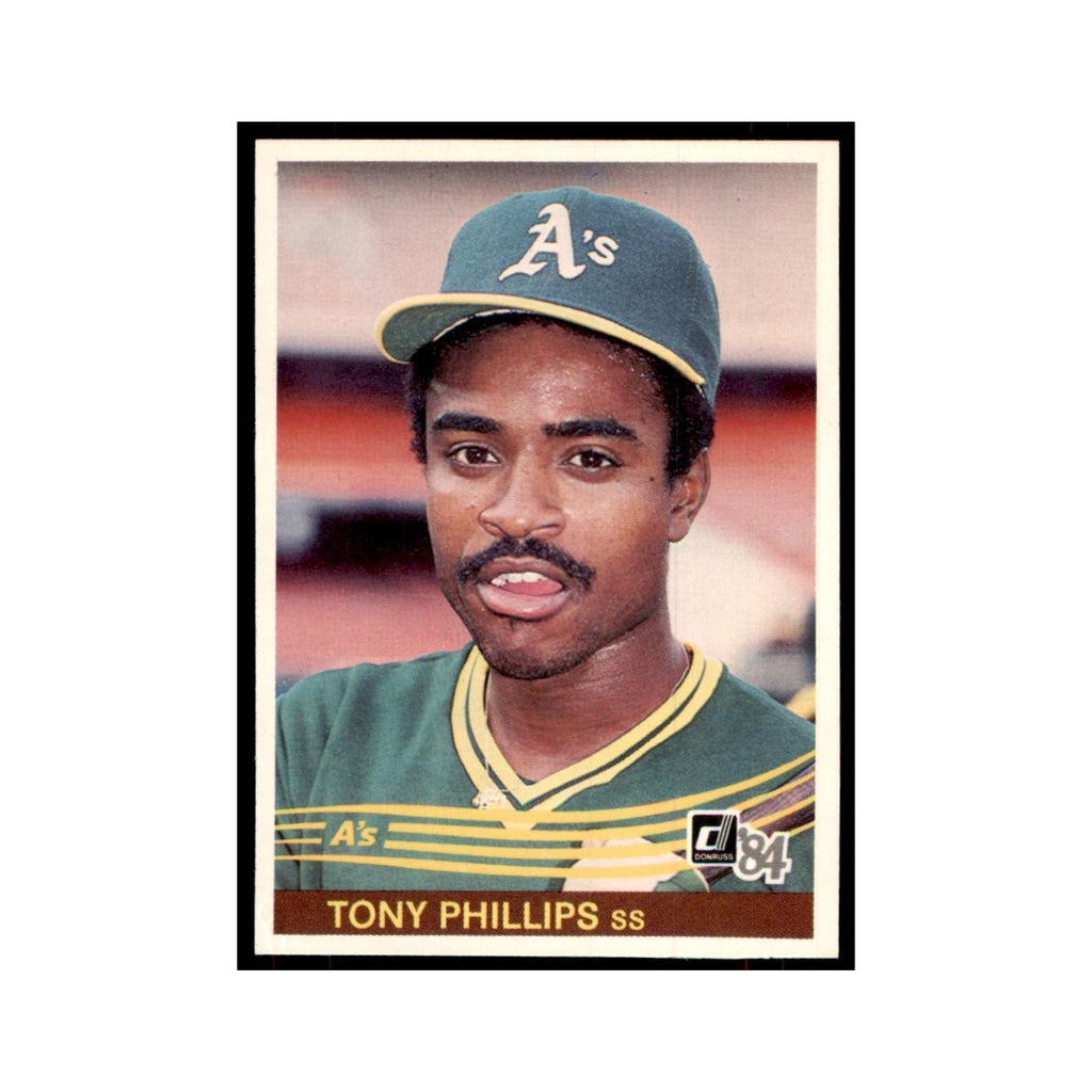 Tony Phillips Rookie 1984 Donruss #278 Oakland Athletics Baseball Card NM