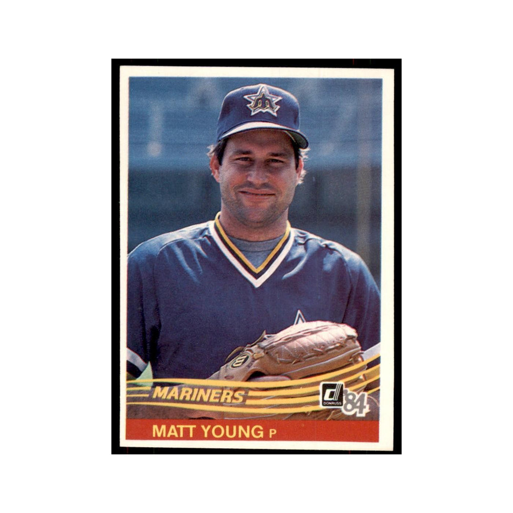 Matt Young Rookie 1984 Donruss #362 Seattle Mariners Baseball Card NM