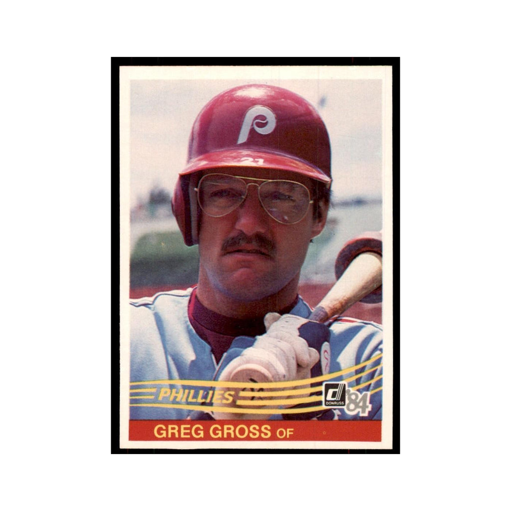 Greg Gross 1984 Donruss #285 Philadelphia Phillies Baseball Card NM