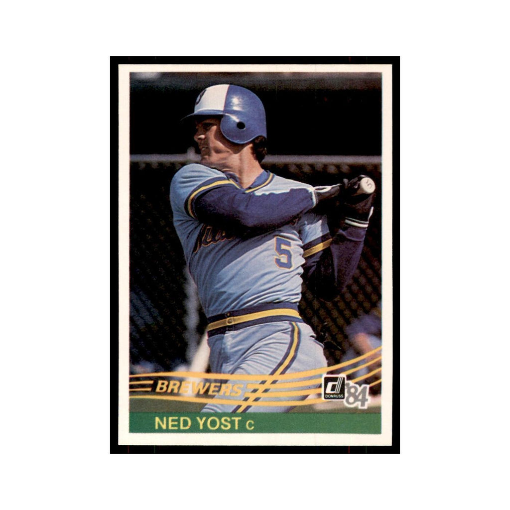 Ned Yost 1984 Donruss #271 Milwaukee Brewers Baseball Card NM