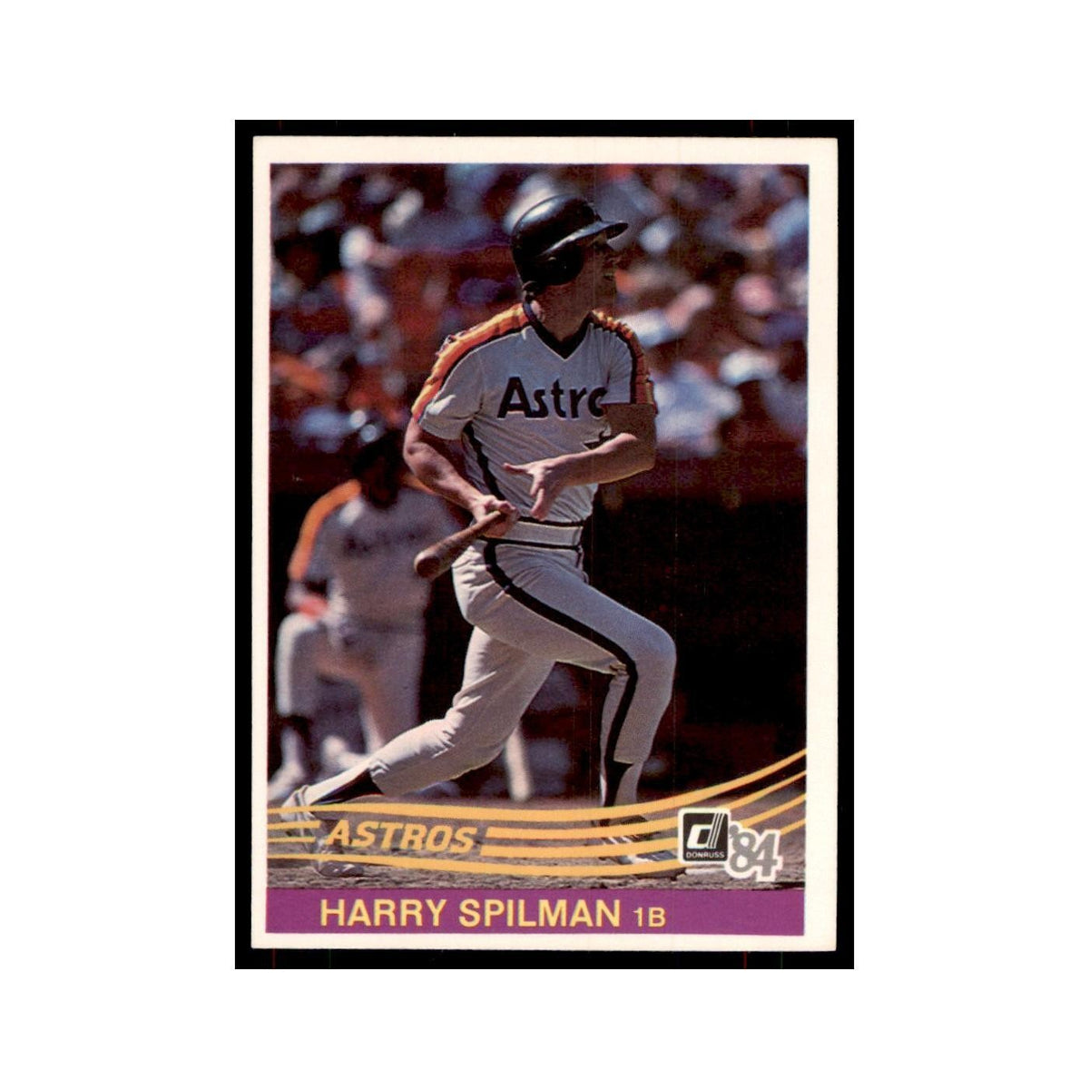 Harry Spilman 1984 Donruss #258 Houston Astros Baseball Card NM