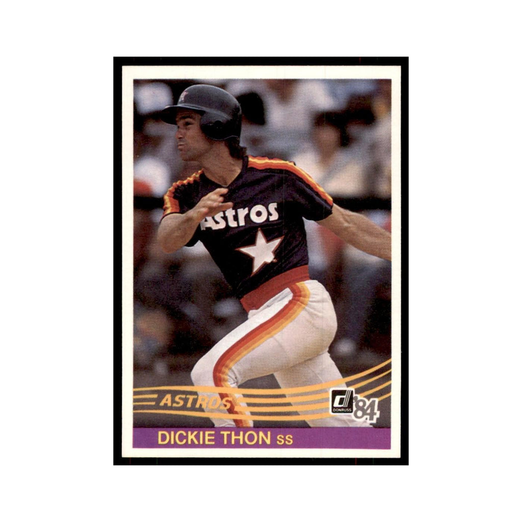 Dickie Thon 1984 Donruss #304 Houston Astros Baseball Card NM