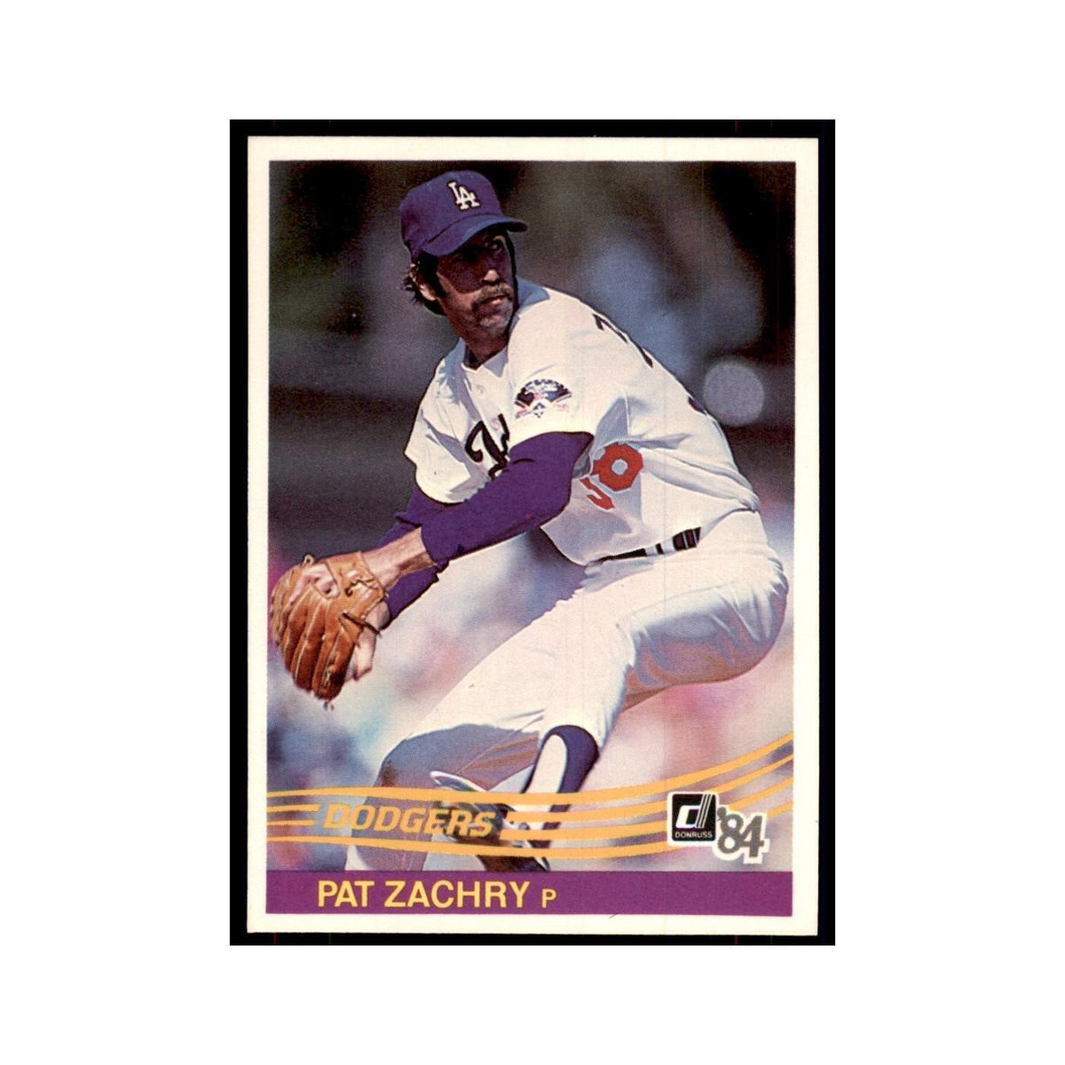 Pat Zachry 1984 Donruss #215 Los Angeles Dodgers Baseball Card NM