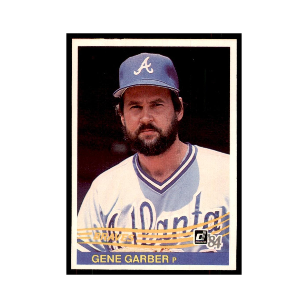 Gene Garber 1984 Donruss #287 Atlanta Braves Baseball Card NM