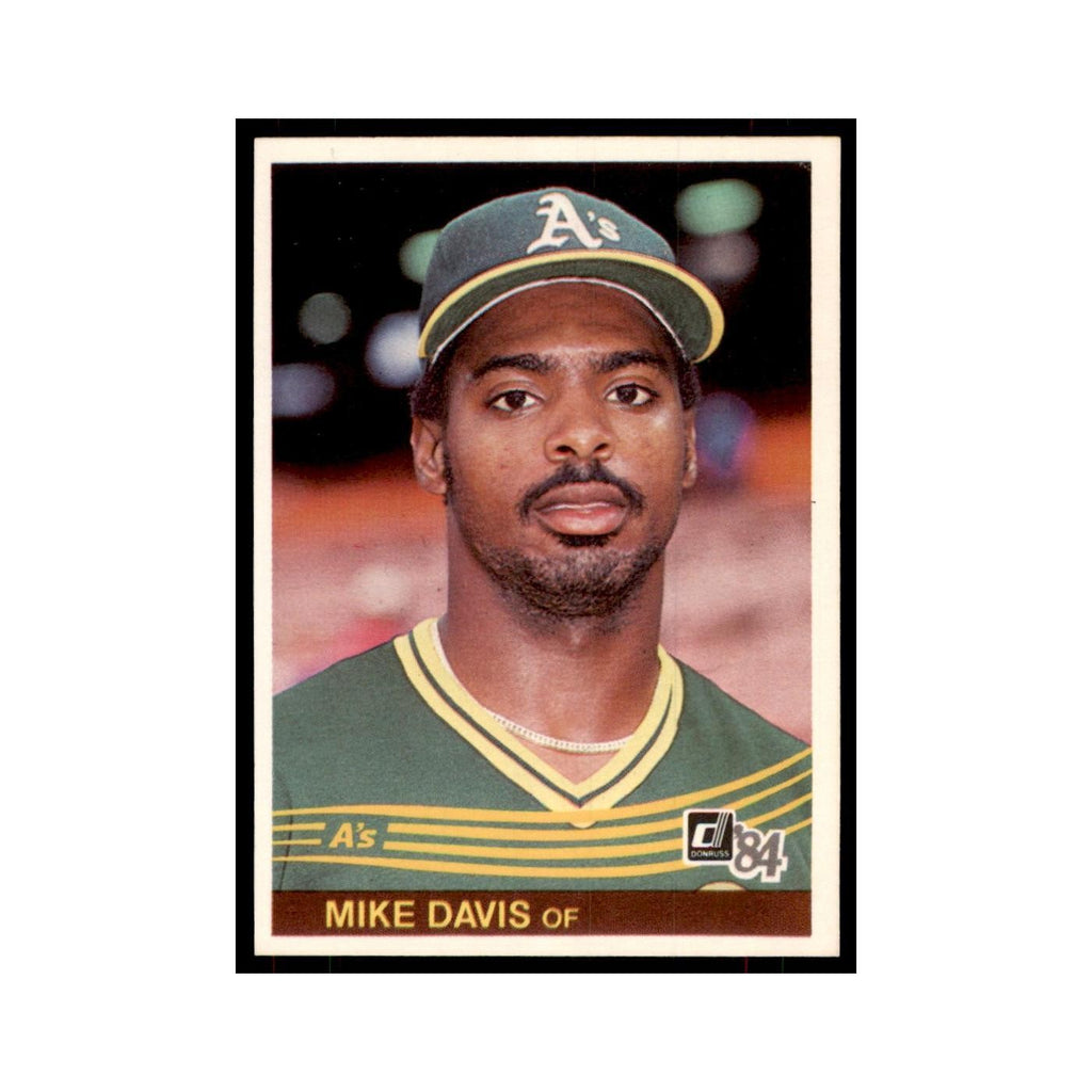 Mike Davis 1984 Donruss #298 Oakland Athletics Baseball Card NM