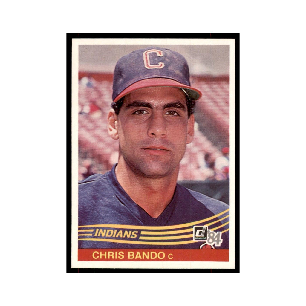Chris Bando 1984 Donruss #224 Cleveland Indians Baseball Card NM